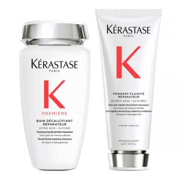 Kerastase Première Bain Décalcifiant Réparateur 250ml + Fondant Fluidité Réparateur 200ml