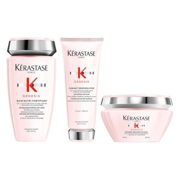 Kerastase Genesis Bain Nutri-Fortifiant 250ml + Fondant Renforcateur 200ml + Masque Reconstituant 200ml