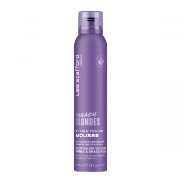 Lee Stafford Bleach Blondes Purple Toning Mousse 200ml