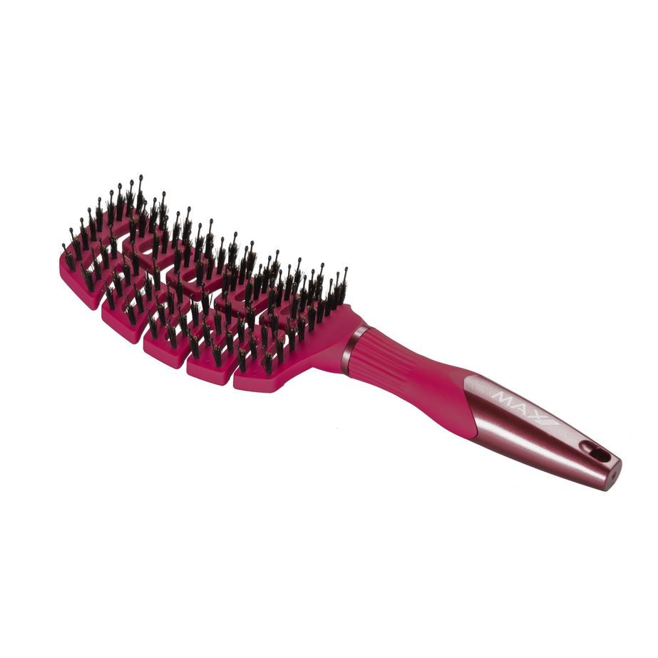 Max Pro Detangler Brush Burgundy Beauty