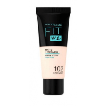 Maybelline Fit Me Foundation 102 Fair Ivory 30ml