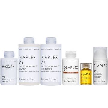 Beschadigd haar pakket Olaplex No.3 + 4 + 5 + 6 + 7 + 8