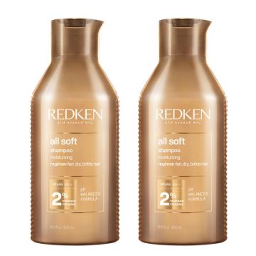 Redken All Soft Shampoo 2x 500ml = 1000ml