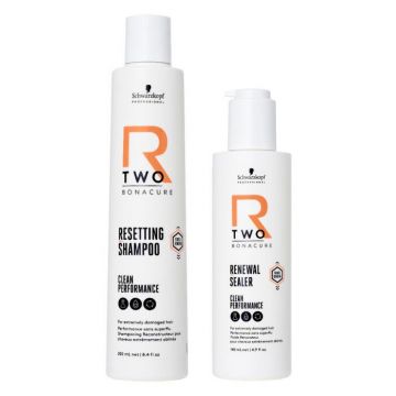 Schwarzkopf BC R-TWO Resetting Shampoo 250ml + Renewal Sealer 145ml