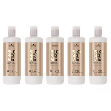 5x Schwarzkopf BlondMe Premium Developer 9% 1000ml