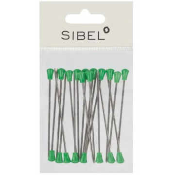 Sibel Metal Setting Roller Pins Long 60mm 20st