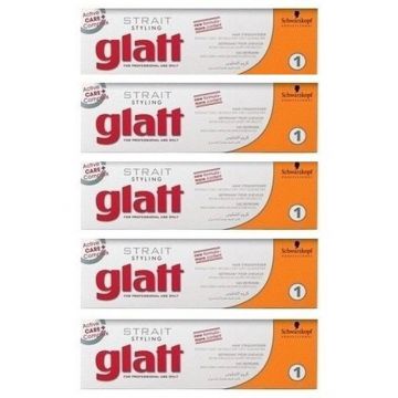 5x Schwarzkopf Strait Styling Glatt kit 1 2x40ml