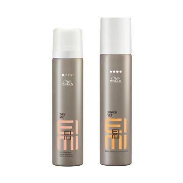 Wella EIMI Dry Me Dry Shampoo 65ml + Super Set Hairspray 75ml