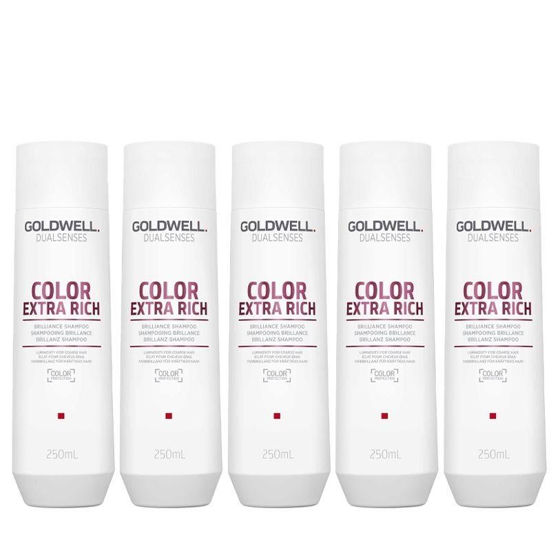 Afbeelding van 10X Goldwell Dualsenses Color Extra Rich Brilliance Shampoo 250ml - Goldwell bundel/set/pakket
