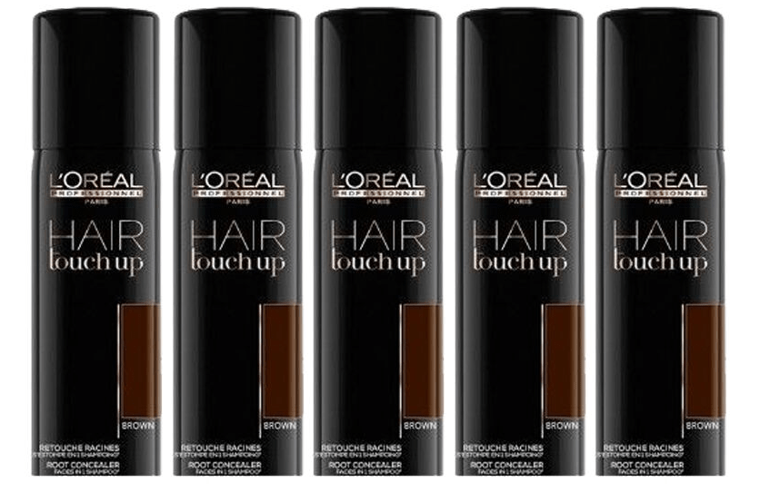 Afbeelding van 10x L'Oréal Hair Touch Up Uitgroei Concealer brown 75ml - L'Oréal bundel/set/pakket