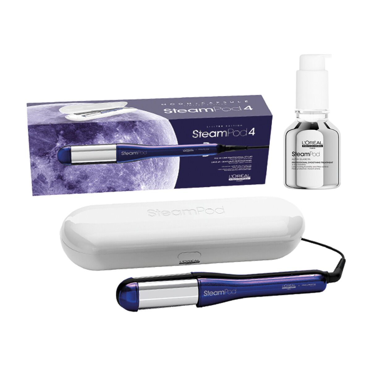 Afbeelding van L’Oréal Steampod 4.0 Moon Capsule Limited Edition + 3-in-1 Smoothing Treatment - L'Oréal bundel/set/pakket