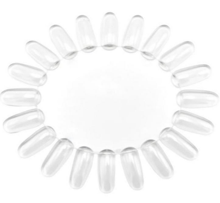 Afbeelding van NailPerfect Color Wheel Oval Clear 20 tips